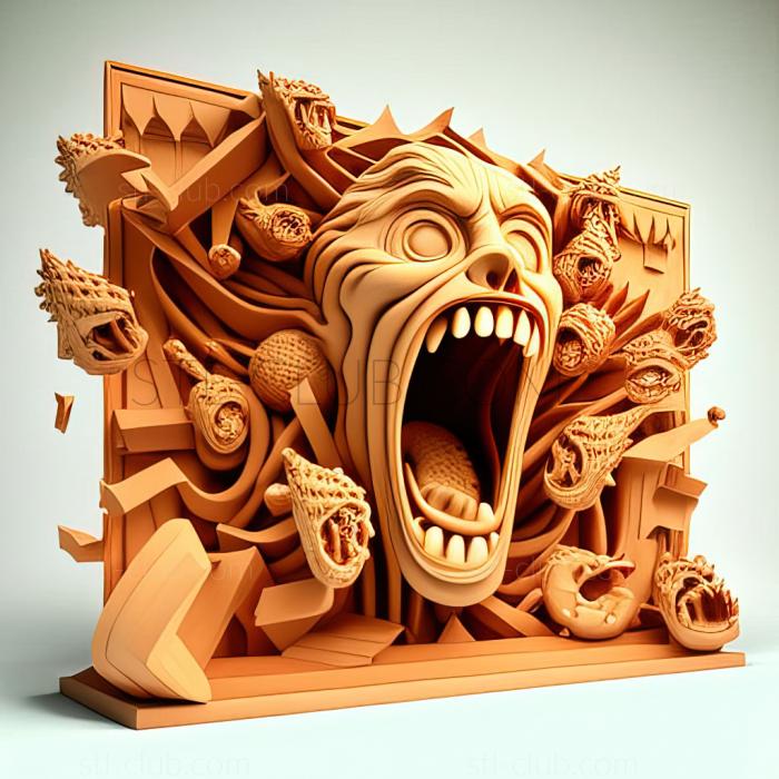 3D model Snack Attack Gluttonous Kabigon Huge Panic (STL)